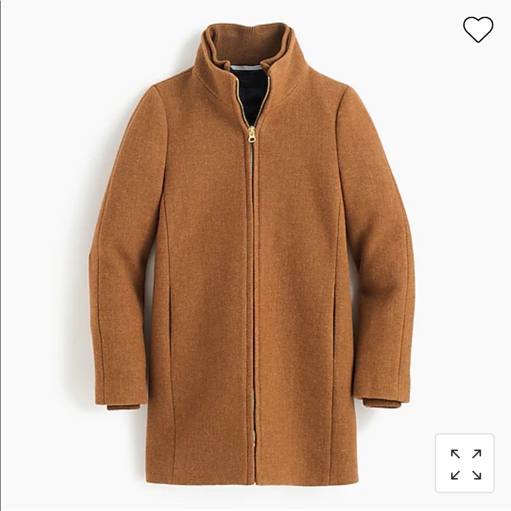 J. Crew Lodge Coat in Stadium Cloth Wool